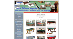 Desktop Screenshot of biliardiangelini.it